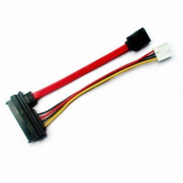 SATA Power Cable SATA Power Cable with Serial ATA 7 + 15-pin Design