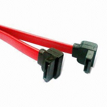 ATA/SATA Cable 90° ATA/SATA Cable with Various Drive Locations or SATA Host Card Adapter